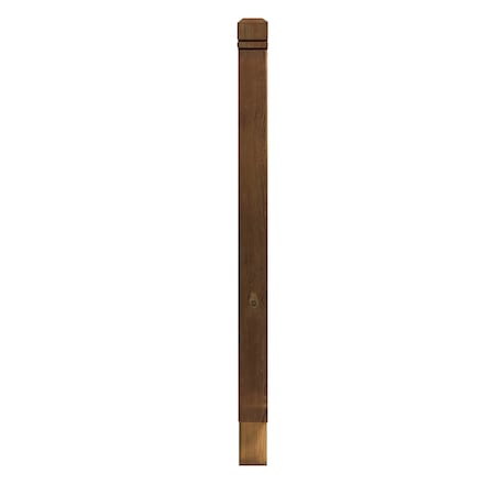 Nuvo Iron Brown Pressure Treated 4in x 4in x 54in Decorative Corner Post BRTP54